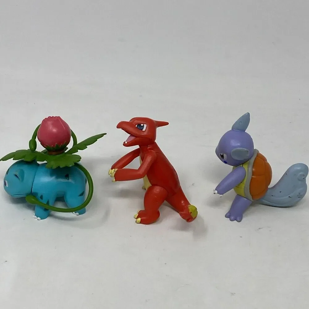 Pokemon Tomy Lot Of 3 Ivysaur, Charmeleon Vinyl Figures 2